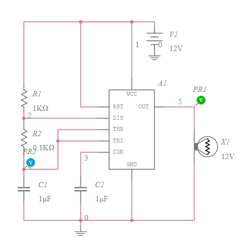 Astable Multivibrator Multisim Live