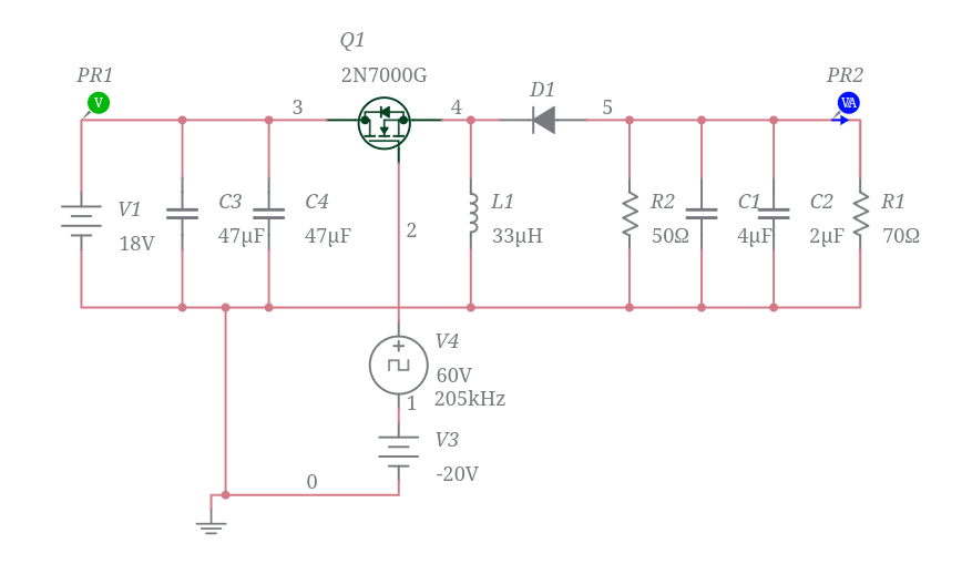 Buck Boost Converter Multisim Live