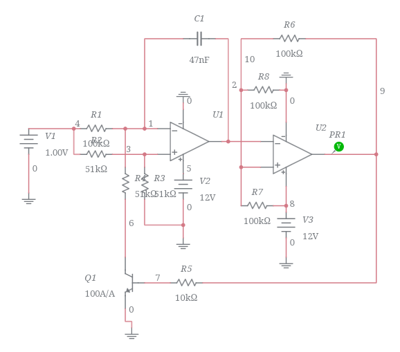 Vco Circuit By Opamp Multisim Live