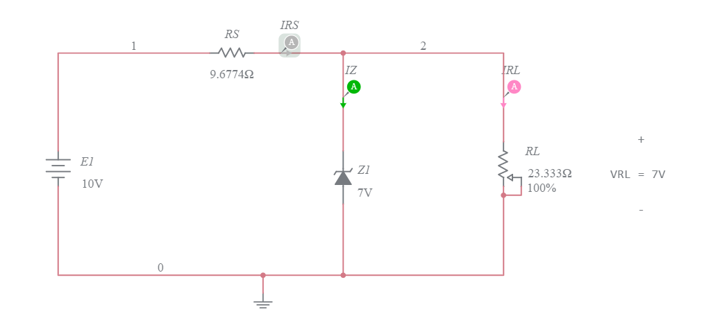 Aula Zener Rl Variavel Multisim Live