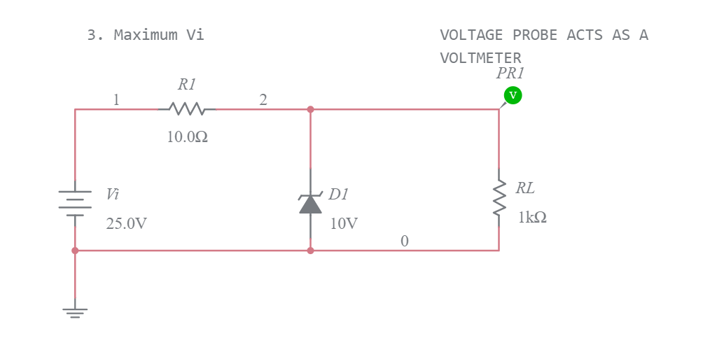 Zener Diode As Voltage Regulator Multisim Live