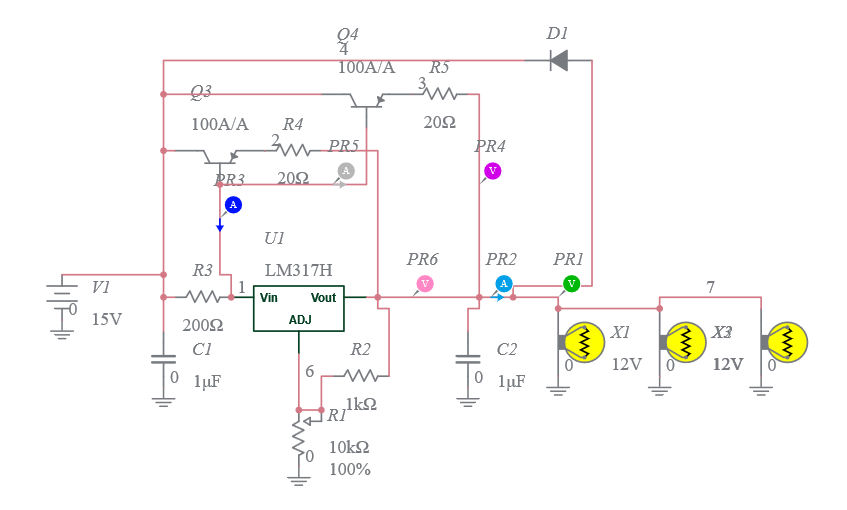 Simple Buck Converter Multisim Live