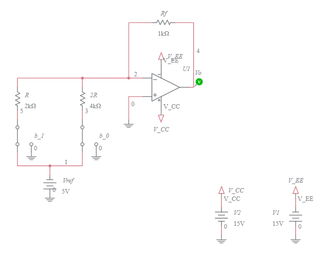 Bit Binary Weighted Dac Multisim Live