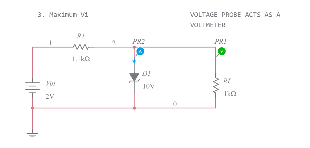 Rb Zener Diode As Voltage Regulator Multisim Live