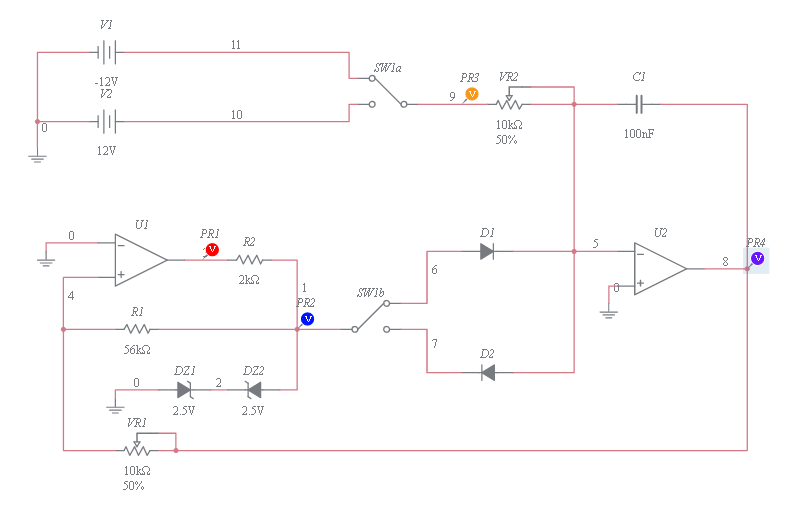 Sawtooth Wave Generator - Multisim Live