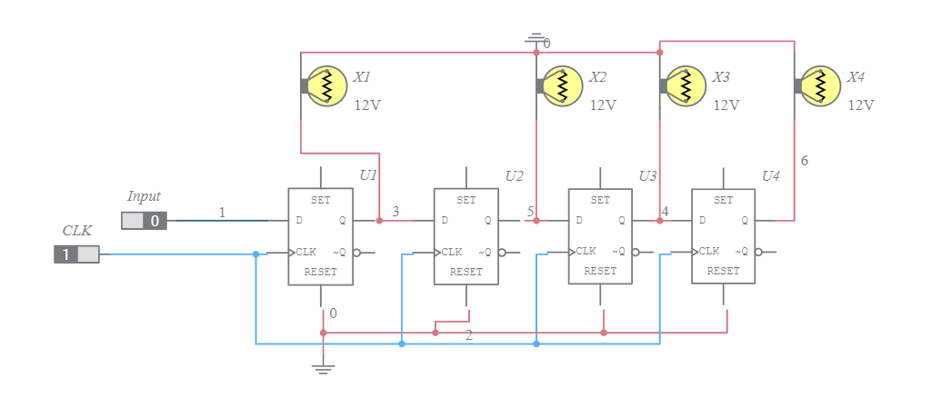 Shift-Registers-SIPO - Multisim Live