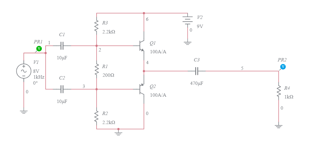 Class B Power Amplifier Circuit Diagram - Circuit Diagram