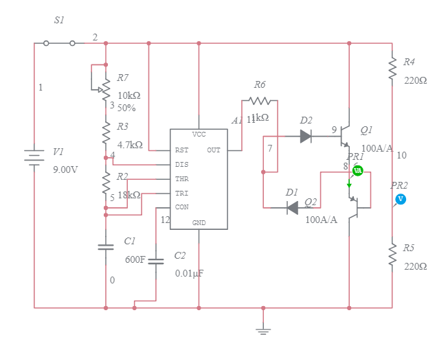 ultrasonic transmitter - Multisim Live