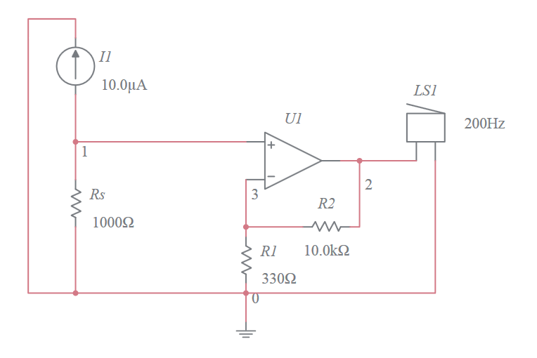 Photodiode Non-inverting amp - Multisim Live