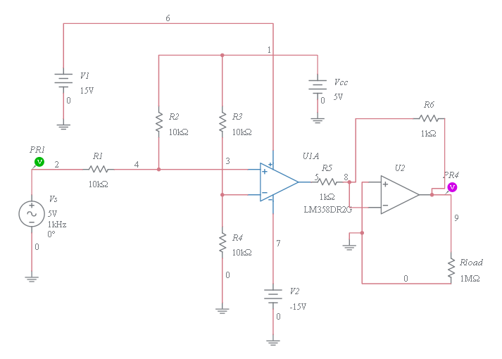 Sine To Square Wave Converter - Multisim Live