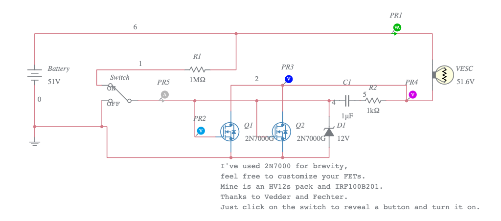 Anti-Spark Switch - Multisim Live