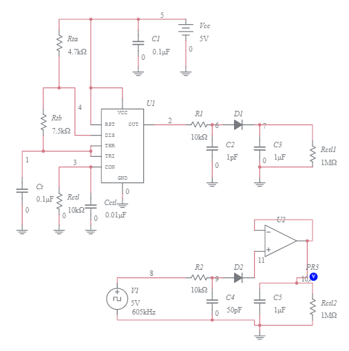 Square wave gen. - Multisim Live