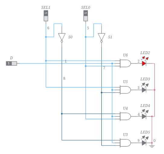 demultiplexer - Multisim Live