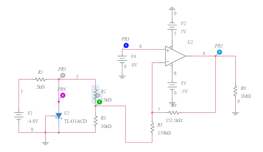 Precision Current Source With Tl431. - Multisim Live