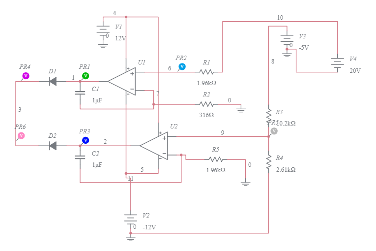 Power Supply - Multisim Live