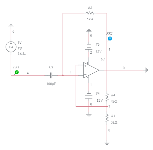 flying circuit - Multisim Live