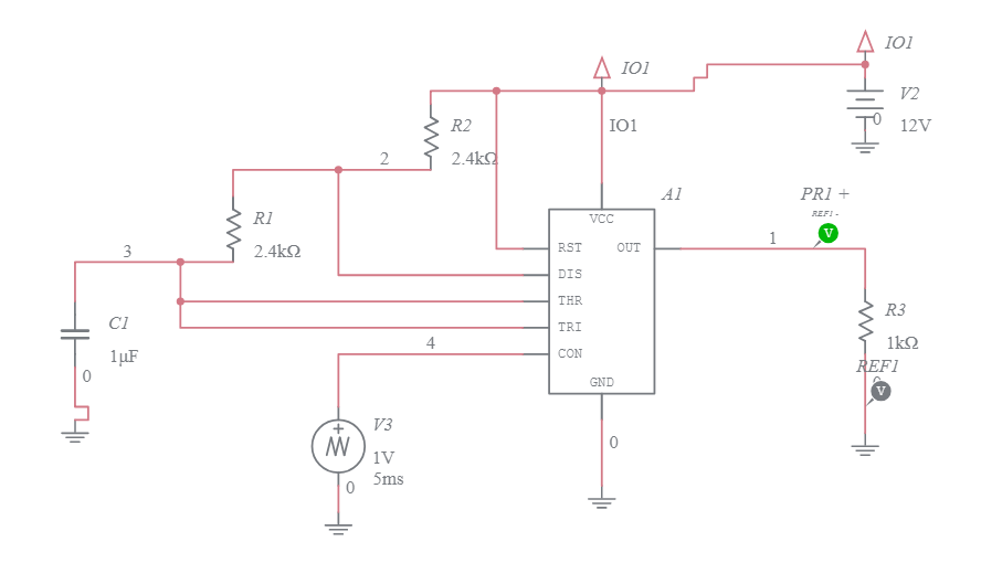 555 Timer IC chip - Multisim Live