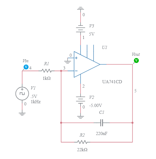 Lossy Integrator - Multisim Live