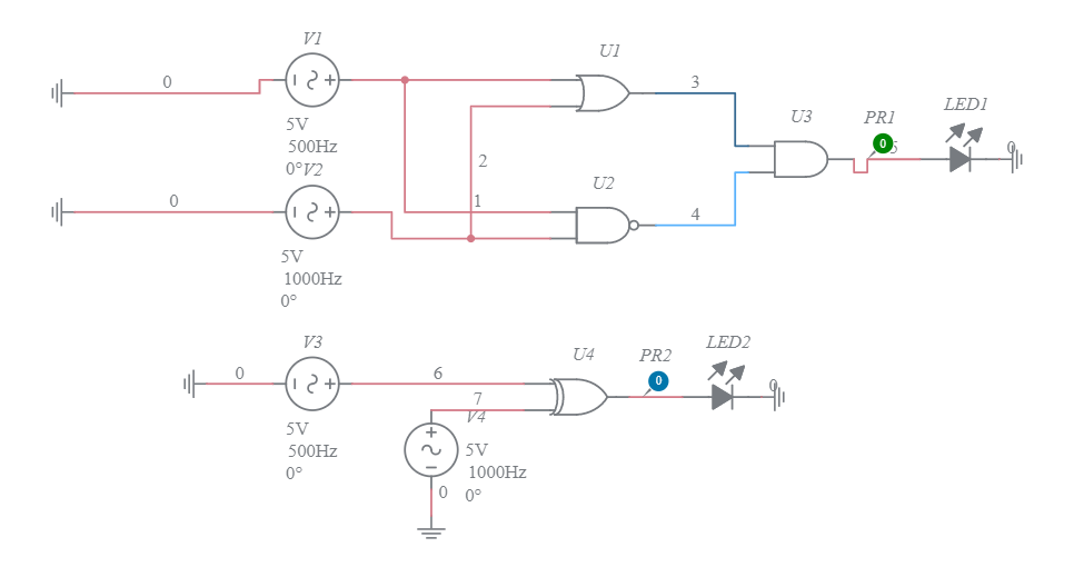 Xor Gate Ornand And Multisim Live 0573