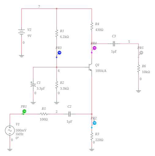 Common-Base Amplifier - Multisim Live