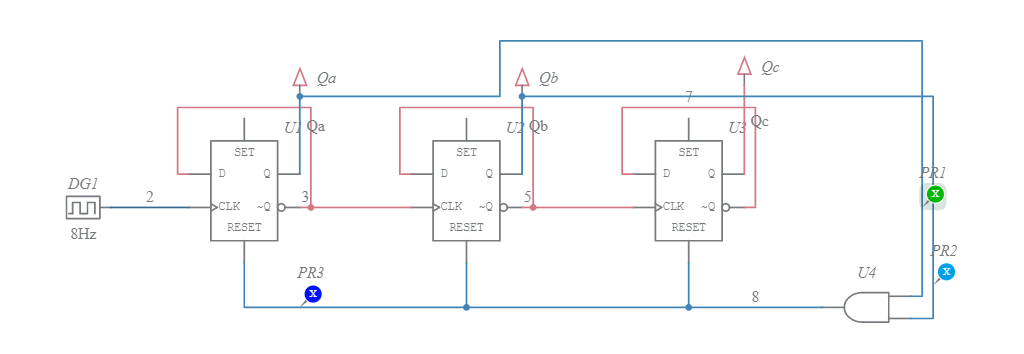 modulo 3 counter ay - Multisim Live