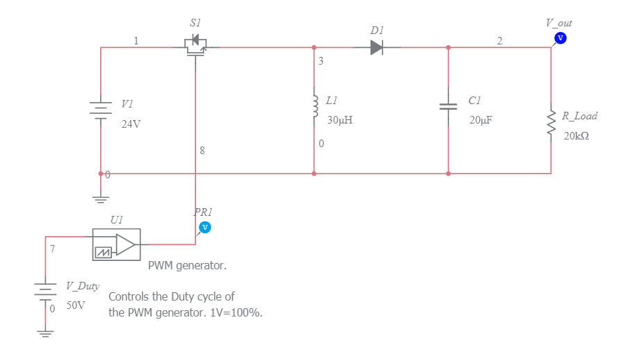 Simple Buck Converter - Multisim Live