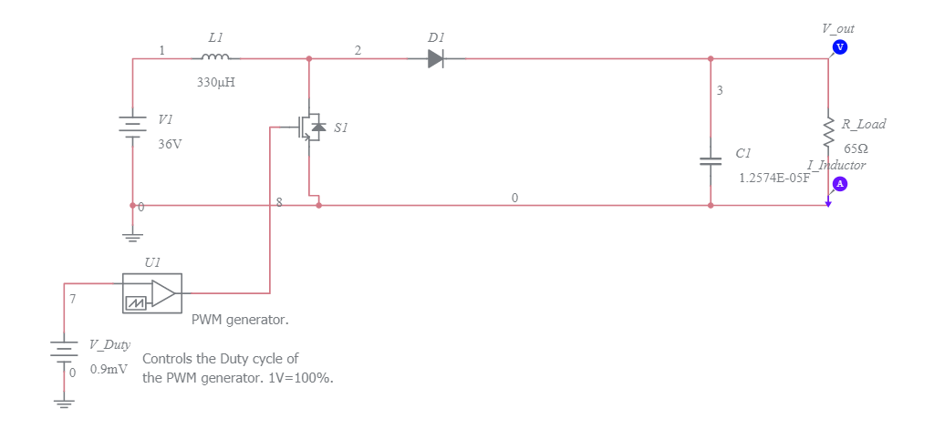 boost converter - Multisim Live