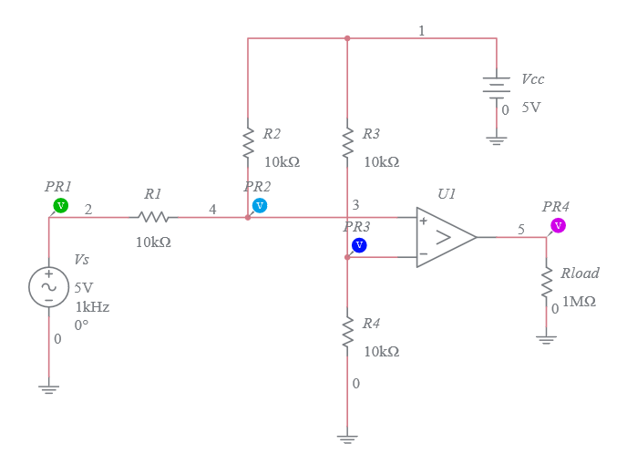 Sine To Square Wave Converter - Multisim Live