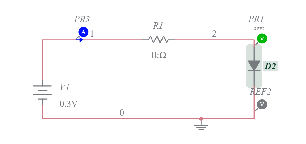 FORWARD BIAS OF P-N JUNCTION DIODE - Multisim Live