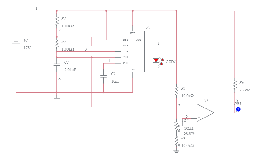 Voltage controlled Pulse Width oscillator - Multisim Live