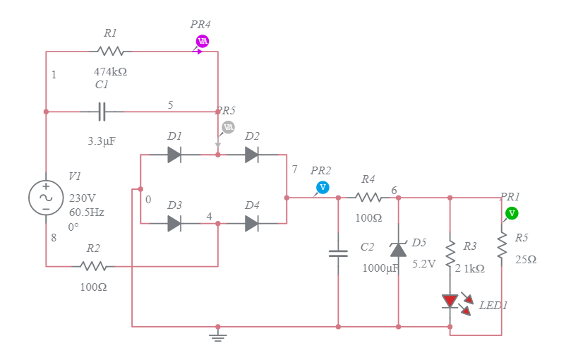 Power Supply - Multisim Live