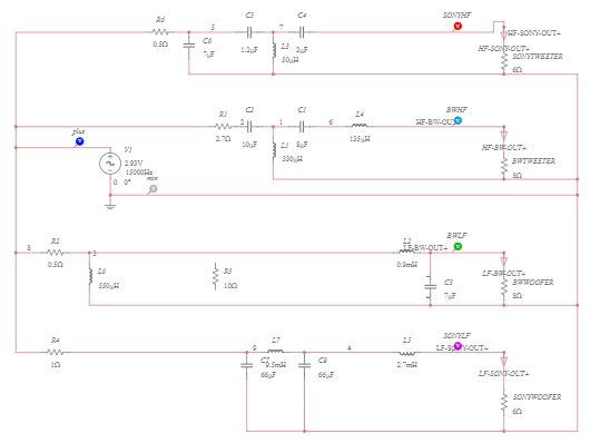 Active Baxandall Tone Control - Multisim Live