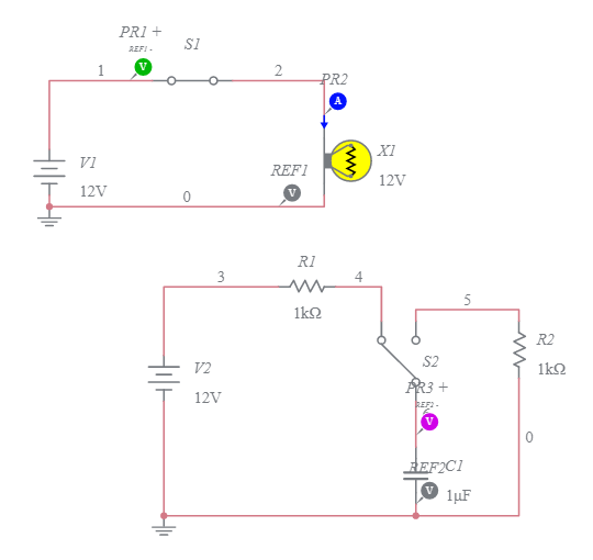 simple circuit 02 - Multisim Live