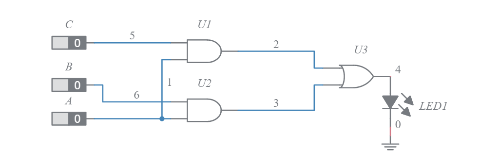 logic circuits - Multisim Live