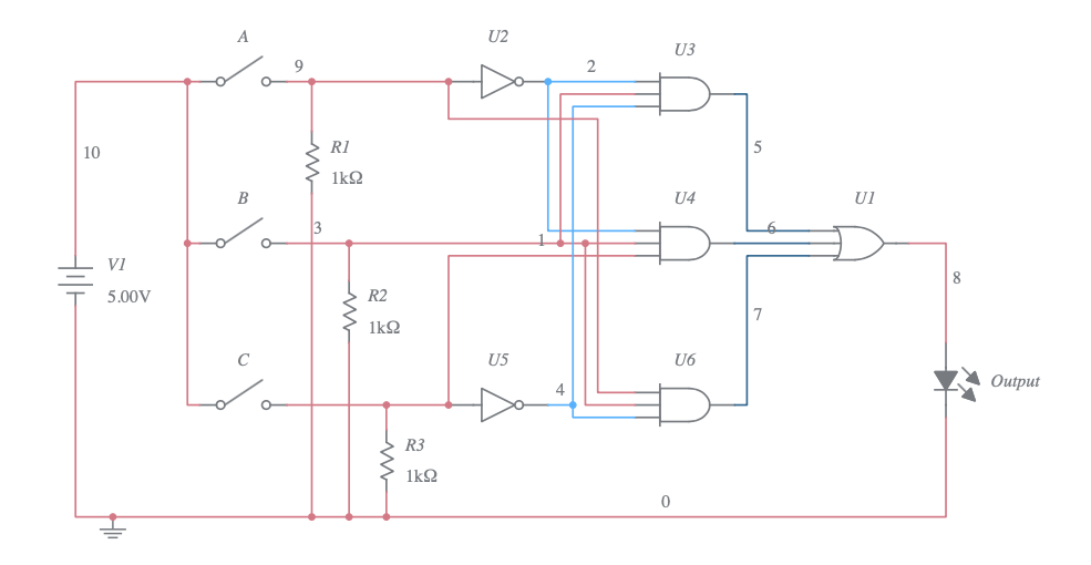 Logic converter в multisim где находится