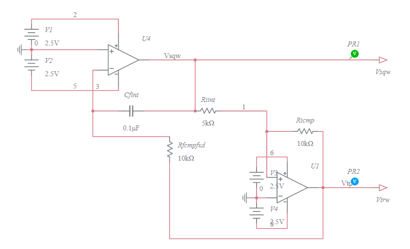 Op-Amp Square And Triangular Wave Oscillator by PLD Robot (1 ...