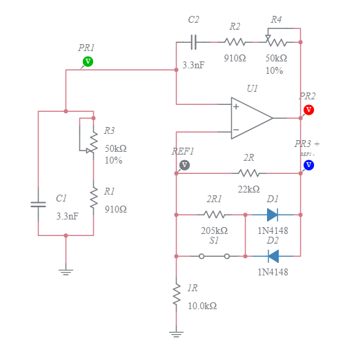 Wien-Bridge Oscillator - 02 - Multisim Live