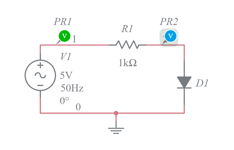 Parallel Positive Clipper - Multisim Live