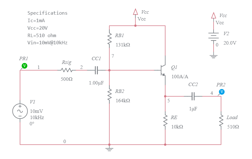 Common Collector Amplifier