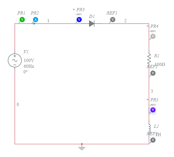 Half Wave Rectifier With Rl Load Multisim Live 2062