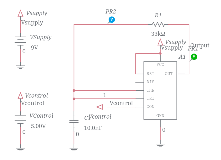 Voltage Controlled Oscillator Using Ic 566 Multisim Live