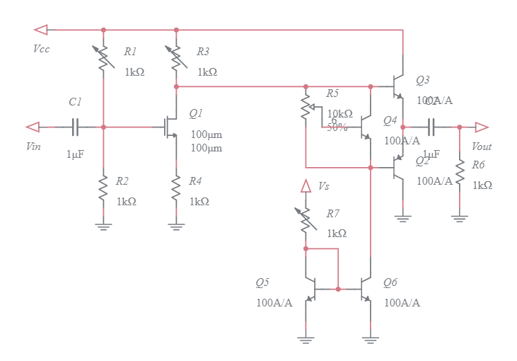 Audio Amplifier - Multisim Live