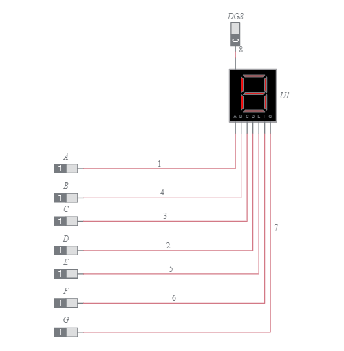 7 Segment Display - Multisim Live