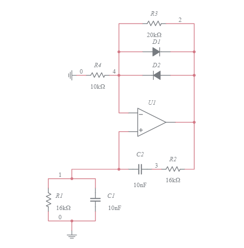 Wien Bridge Diode Oscillator (1) - Multisim Live