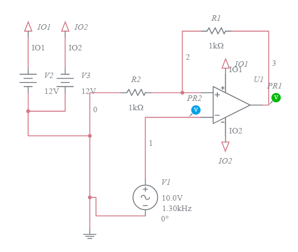 Schmitt Trigger using opamp - Multisim Live