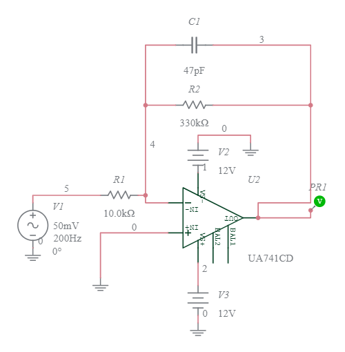 LOW PASS FILTER TS - Multisim Live