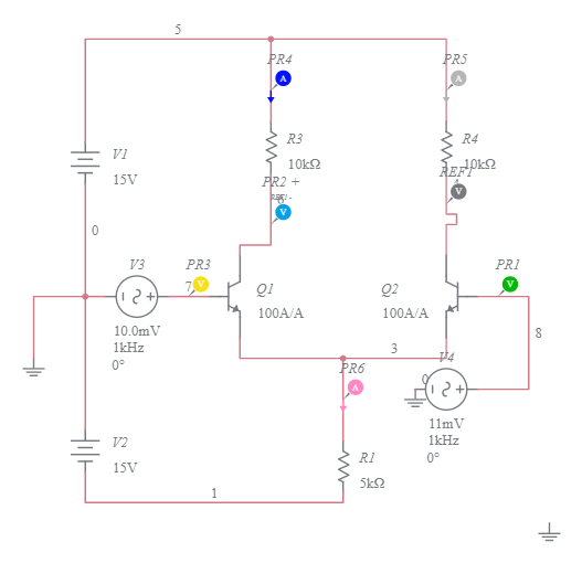 The Differential Amplifier and CommonMode Signals Multisim Live