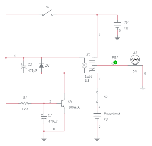 Transistor-Relay Driver - Multisim Live