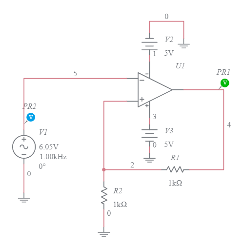 INVERTING SCHMITT TRIGGER - Multisim Live