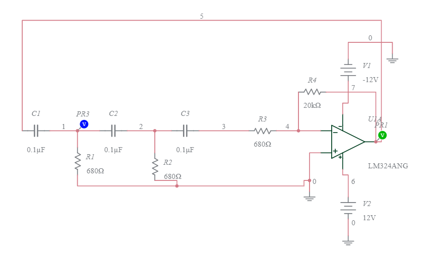 Rc Phase Shift Oscillator11500317111 Multisim Live